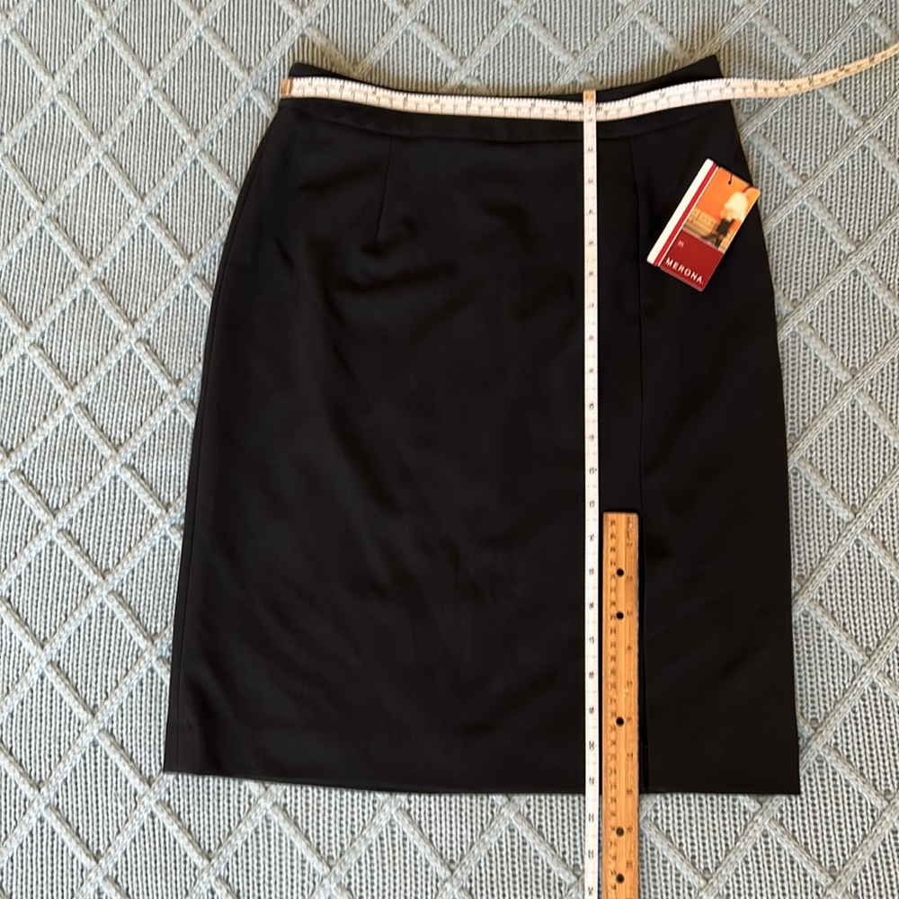 NWT Merona Black Skirt Size 4 - Picture 4 of 10